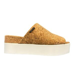 DKNY Cali Cork Platform Open Toe Sandals‎ Womens Size 9.5
